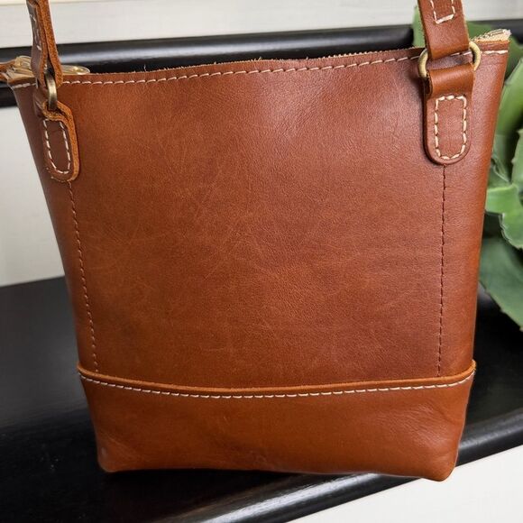 Portland leather like new festival bag, Crossbody shoulder purse excellent - Picture 3 of 9